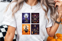 Halloween Retro Skeleton Goose PNG Product Image 1
