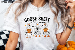Halloween Goose Sheet Cute Goose Ghost Png Product Image 3