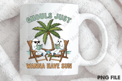 Funny Summerween Ghouls Want Some Sun Product Image 4