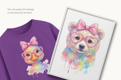 24 Watercolor Animals PNG Bundle Product Image 3
