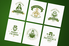 St. Patrick's Day SVG &amp; PNG Bundle, 24 Retro T-Shirt Designs Product Image 4