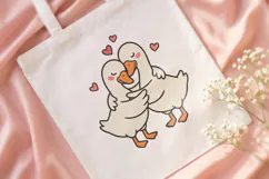 45 Cute Goose SVG & PNG, Valentine's Day Illustrations Product Image 6