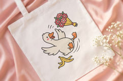 Cute Goose Clipart, 45 Valentine's Day Geese Illustrations Product Image 6