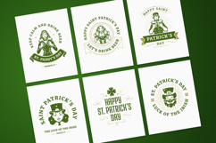 St. Patrick's Day SVG &amp; PNG Bundle, 24 Retro T-Shirt Designs Product Image 6