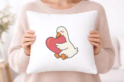 45 Cute Goose SVG & PNG, Valentine's Day Illustrations Product Image 7