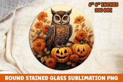 Halloween Round Sublimation| Sublimation | Pumpkin | Fall Product Image 1