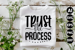 Trust The Process Svg, Motivation Svg Product Image 1