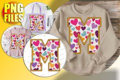 M Doodle Letter Valentine Playful Sweet Heart! Product Image 1