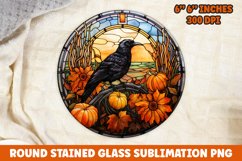 Halloween Round Sublimation| Sublimation | Pumpkin | Fall Product Image 1