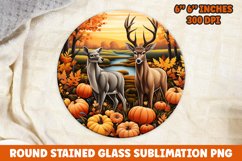 Halloween Round Sublimation| Sublimation | Pumpkin | Fall Product Image 1