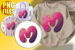 M Doodle Letter Valentine Bright Loving Magic! Product Image 1