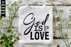 God is Love Svg, Motivation Svg Designs Product Image 1