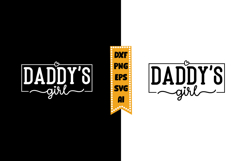 Daddy's Girl Svg, Funny Baby Svg Designs Product Image 1