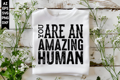 You Are an Amazing Human Svg, Motivation Svg Designs Product Image 1
