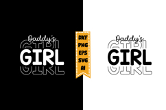 Daddy's Girl Svg, Baby Quote Svg Designs Product Image 1