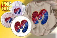 M Doodle Letter Style Clipart Merry Celebration Design! Product Image 1