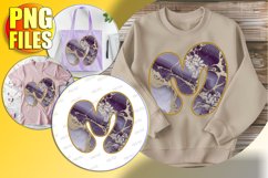 M Doodle Letter Style Sublimation Merry Holiday Vibes! Product Image 1