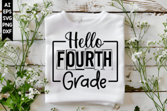Hello first Grade Svg, Back to School Svg Designs Product Image 1