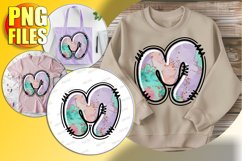 M Doodle Letter Valentine Cheerful Sweet Magic! Product Image 1
