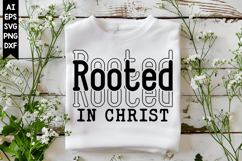Rooted in Christ Svg, Christian Svg, God Svg Designs Product Image 1