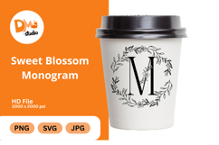 Sweet Blossom Monogram Product Image 1