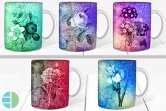 Shimmer Botanical Silhouette Coffee Mug Sublimation Bundle Product Image 1