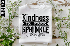 Kindness is Free Sprinkle It Everywhere Svg, Motivation Svg Product Image 1