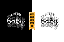 Lover Baby Svg, Funny Baby Svg Designs Product Image 1