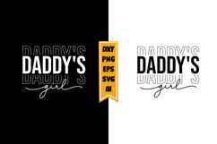 Daddy's Girl Svg, Funny Baby Svg Designs Product Image 1