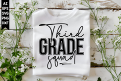 Third grade squad Svg, Back to School Svg Design Product Image 1