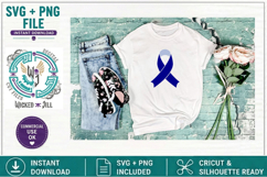 AWARENESS RIBBON HEALTH W/MONOGRAMS RIBBON#10 SVG CUT FILES Product Image 4