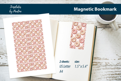 Donut Magnetic Bookmark, Cute Bookmark for Book Lovers Product Image 1