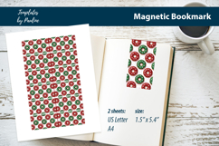 Christmas Donut Magnetic Bookmark for Book Lovers Product Image 1