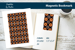 Halloween Donut Magnetic Bookmark for Book Lovers Product Image 1