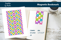 Donut Magnetic Bookmark for Book Lovers, Secure Page Marker Product Image 1