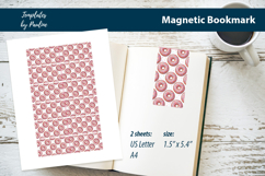 Donut Magnetic Bookmark, Cute Donut Lover Bookmark Product Image 1