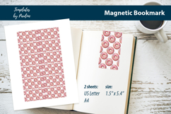 Cute Donut Magnetic Bookmark, Bookmark for Journals and Book Product Image 1