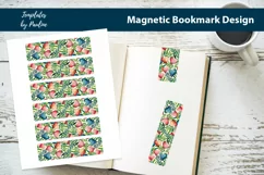 Colorful Heart Magnetic Bookmark, Love Printable Bookmark Product Image 1