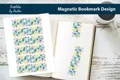 Colorful Heart Magnetic Bookmark, Love Printable Bookmark Product Image 1