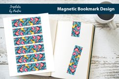 Colorful Heart Magnetic Bookmark, Love Printable Bookmark Product Image 1