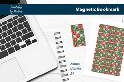 Christmas Donut Magnetic Bookmark for Readers Product Image 2