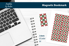 Christmas Donut Magnetic Bookmark for Book Lovers Product Image 2
