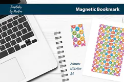 Donut Magnetic Page Markers for Books and Journals Product Image 2