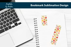 Vibrant Heart Magnetic Bookmark, Love Printable Bookmark Product Image 2
