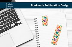 Vibrant Heart Magnetic Bookmark, Love Printable Bookmark Product Image 2