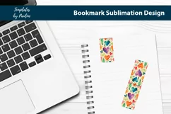 Vibrant Heart Magnetic Bookmark, Love Printable Bookmark Product Image 2