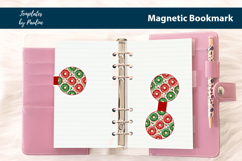 Christmas Donut Magnetic Bookmark Printable, Print and Cut Product Image 3