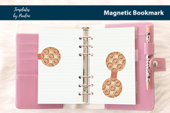 Cute Donut Magnetic Bookmark Printable, Print and Cut Product Image 3