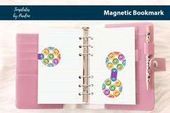 Kawaii Donut Magnetic Bookmark Printable for Journaling Product Image 3