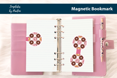 Kawaii Donut Magnetic Bookmark Printable for Reading Product Image 3